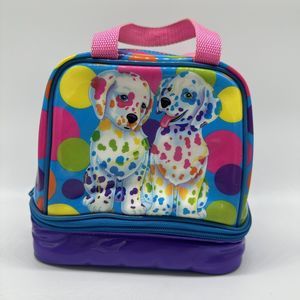 Vintage Lisa Frank Lunchbox Spotty & Dotty Dalmatians Dogs 2000s Soft Lunch Bag